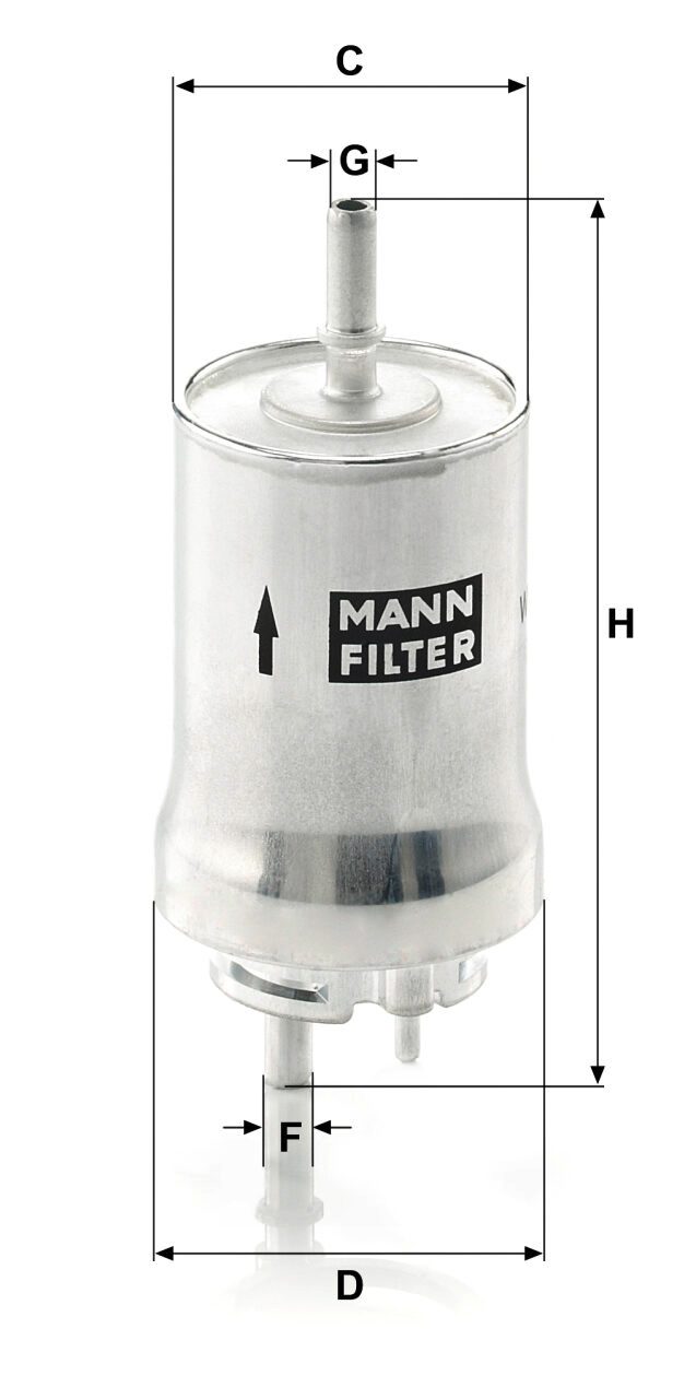 Mann WK 59 X Fuel Filter WK59X