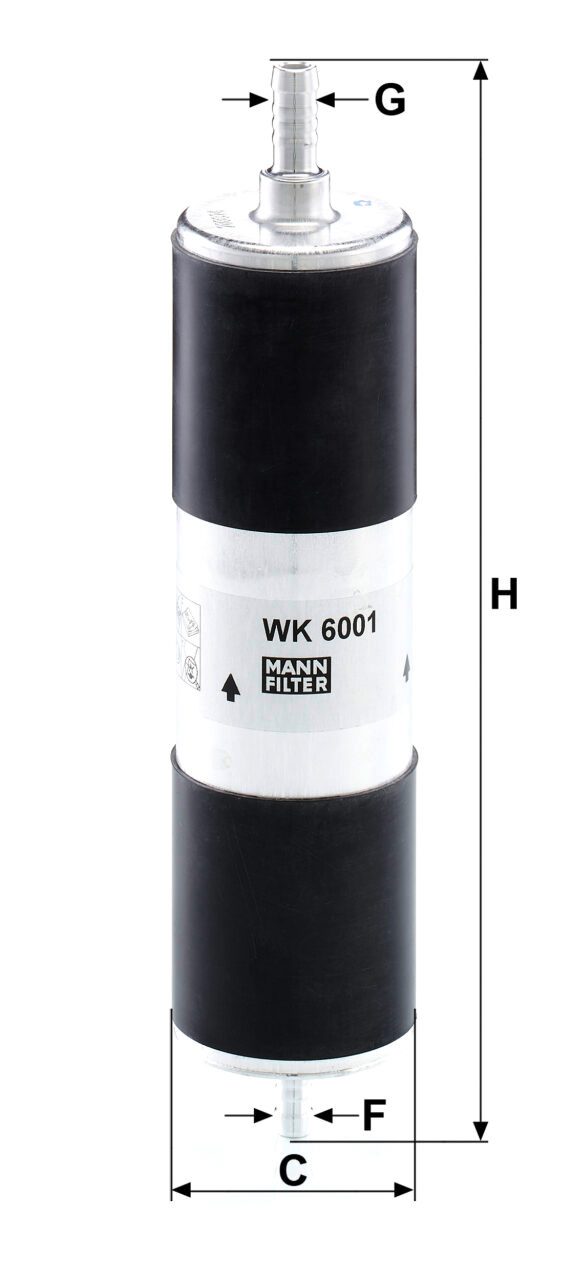 Mann WK 6001 Fuel Filter WK6001