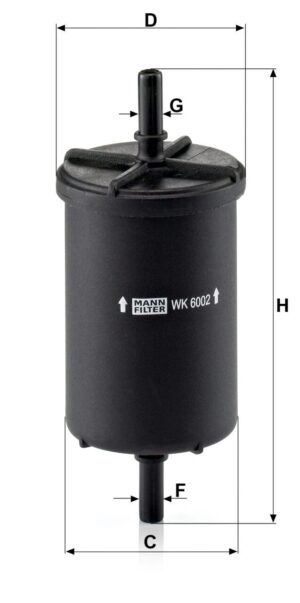 Mann WK 6002 Fuel Filter WK6002