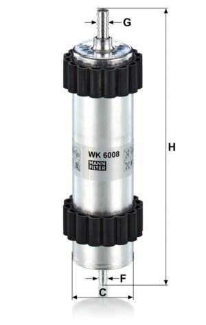 Mann WK 6008 Fuel Filter WK6008