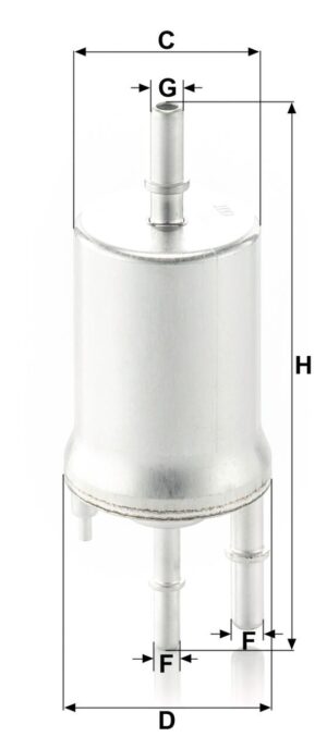 Mann WK 6015 Fuel Filter WK6015