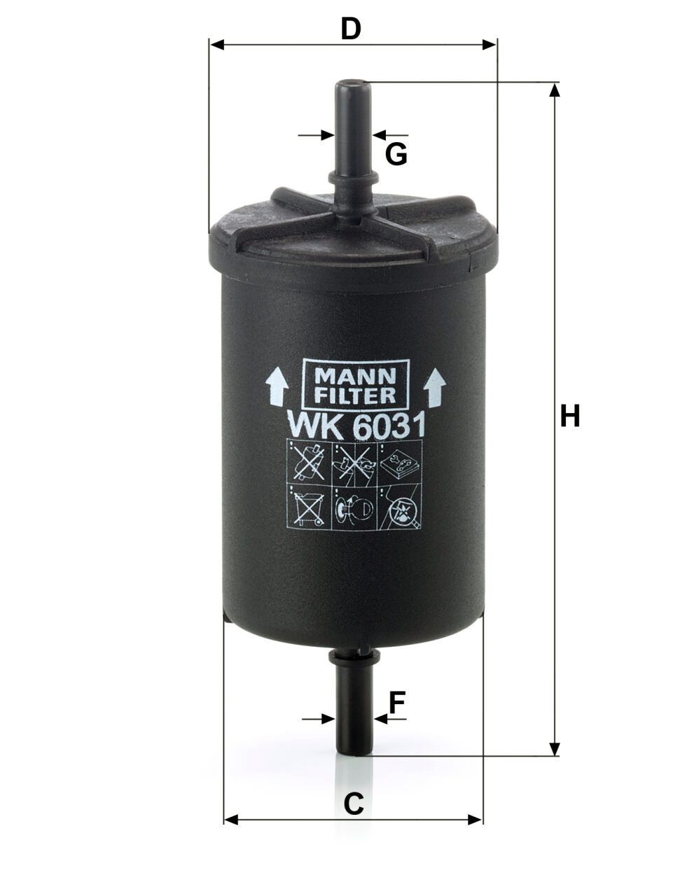 Mann WK 6031 Fuel Filter WK6031