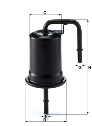 Mann WK 614/45 Fuel Filter WK61445