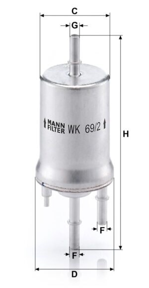 Mann WK 69/2 Fuel Filter WK692