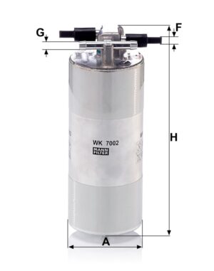 Mann WK 7002 Fuel Filter WK7002