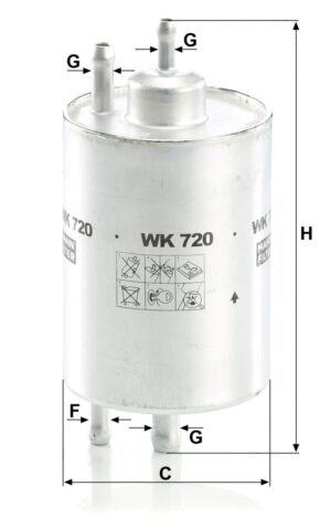Mann WK 720 Fuel Filter WK720