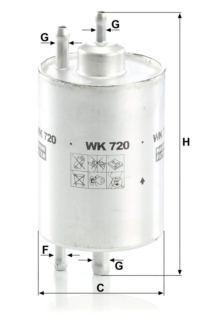 Mann WK 720 Fuel Filter WK720