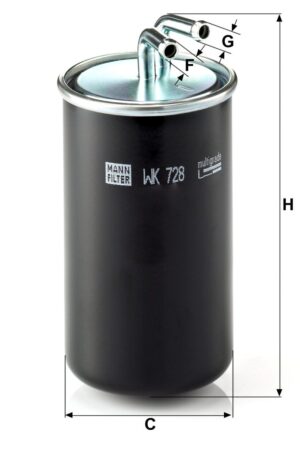 Mann WK 728 Fuel Filter WK728