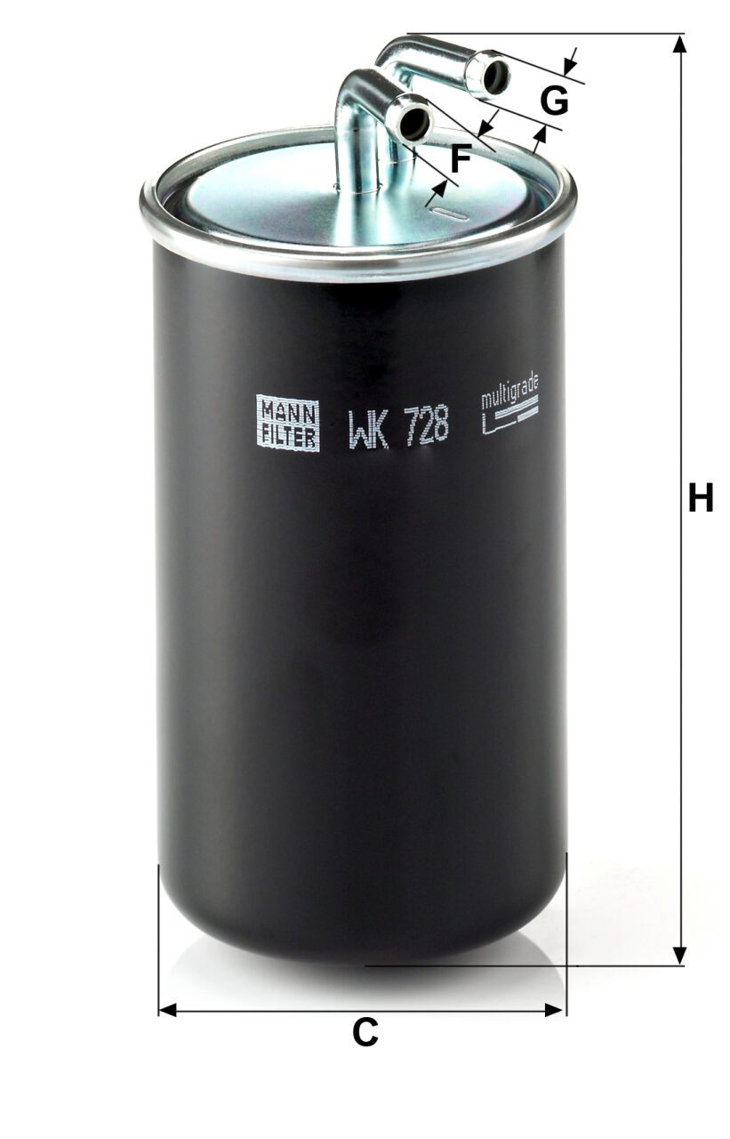 Mann WK 728 Fuel Filter WK728