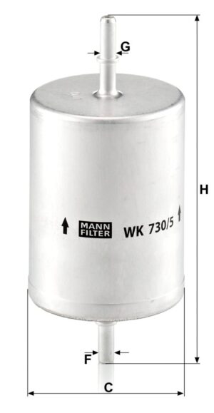 Mann WK 730/5 Fuel Filter WK7305