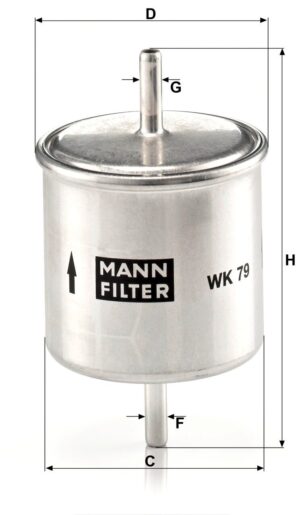 Mann WK 79 Fuel Filter WK79