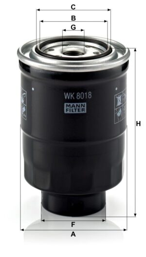 Mann WK 8018 X Fuel Filter WK8018X