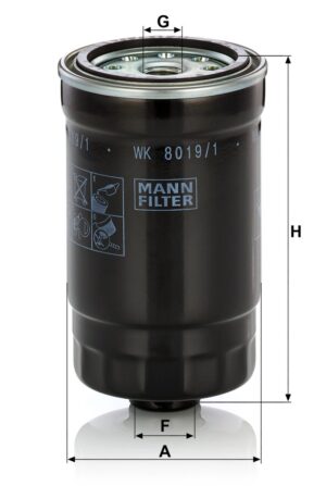 Mann WK 8019/1 Fuel Filter WK80191