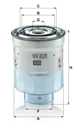 Mann WK 8028 Z Fuel Filter WK8028Z