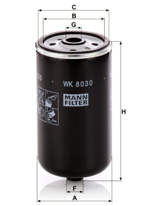 Mann WK 8030 Fuel Filter WK8030