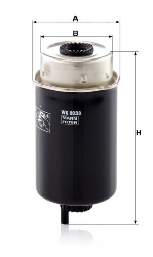 Mann WK 8038 Fuel Filter WK8038