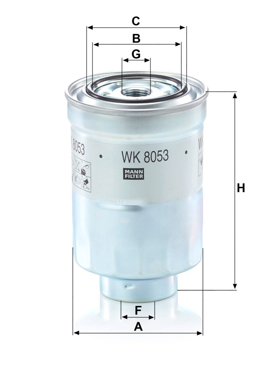 Mann WK 8053 Z Fuel Filter WK8053Z