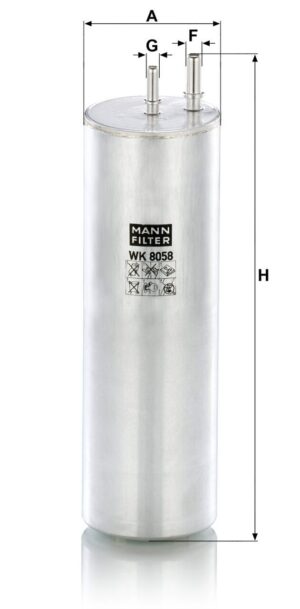 Mann WK 8058 Fuel Filter WK8058
