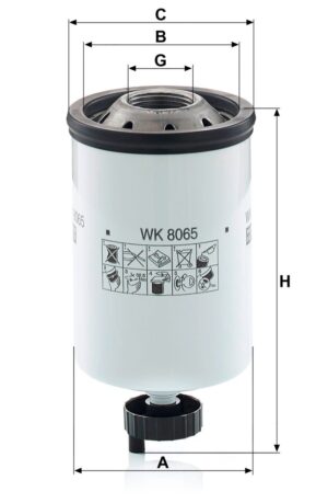 Mann WK 8065 Fuel Filter WK8065