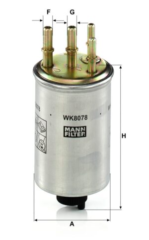 Mann WK 8078 Fuel Filter WK8078