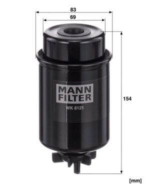Mann WK 8121 Fuel Filter WK8121