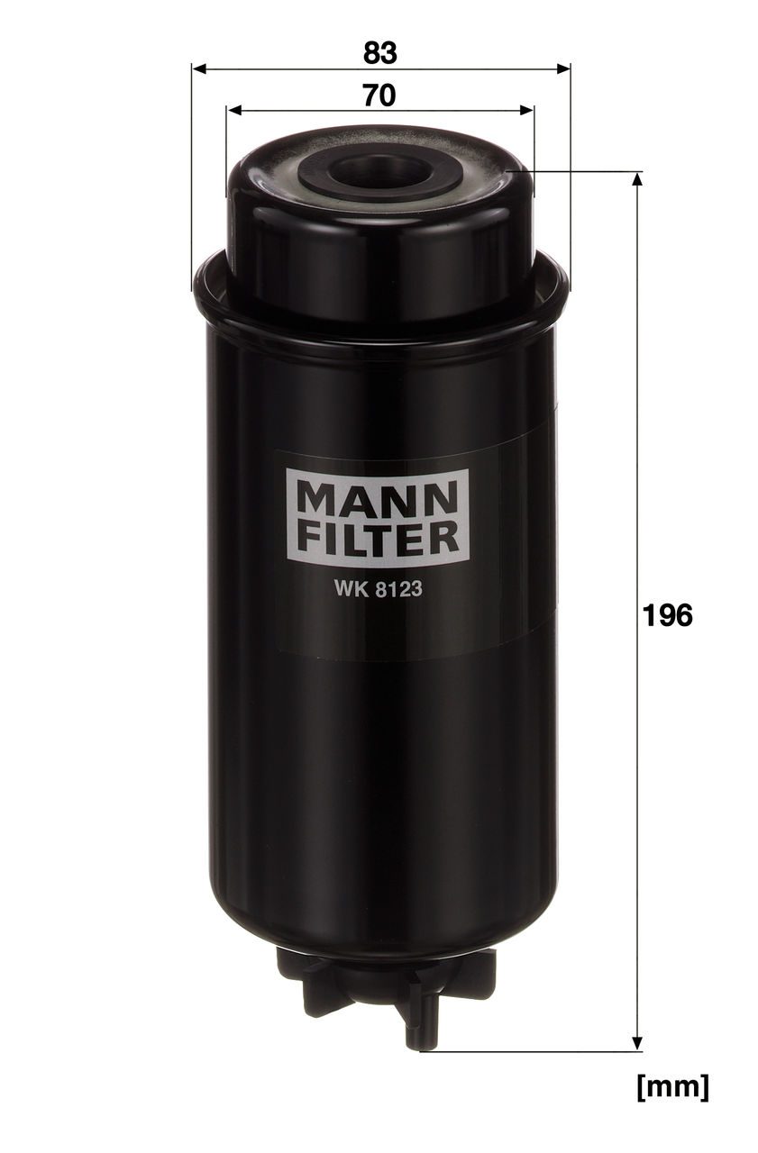 Mann WK 8123 Fuel Filter WK8123