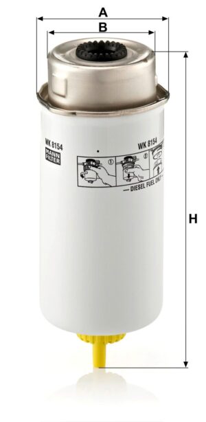 Mann WK 8154 Fuel Filter WK8154