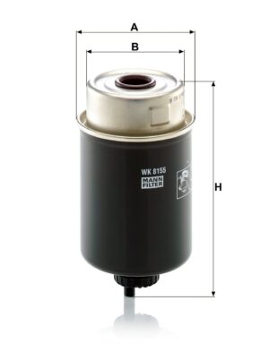 Mann WK 8155 Fuel Filter WK8155