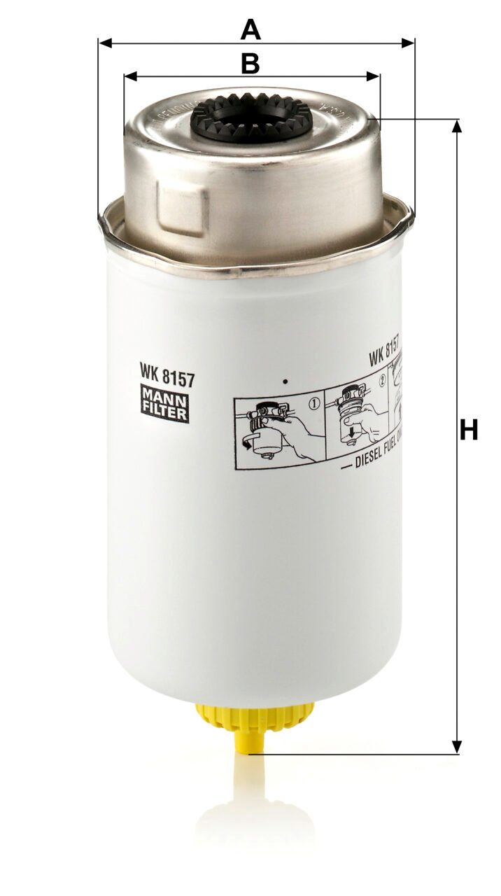 Mann WK 8157 Fuel Filter WK8157