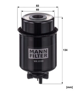 Mann WK 8169 Fuel Filter WK8169
