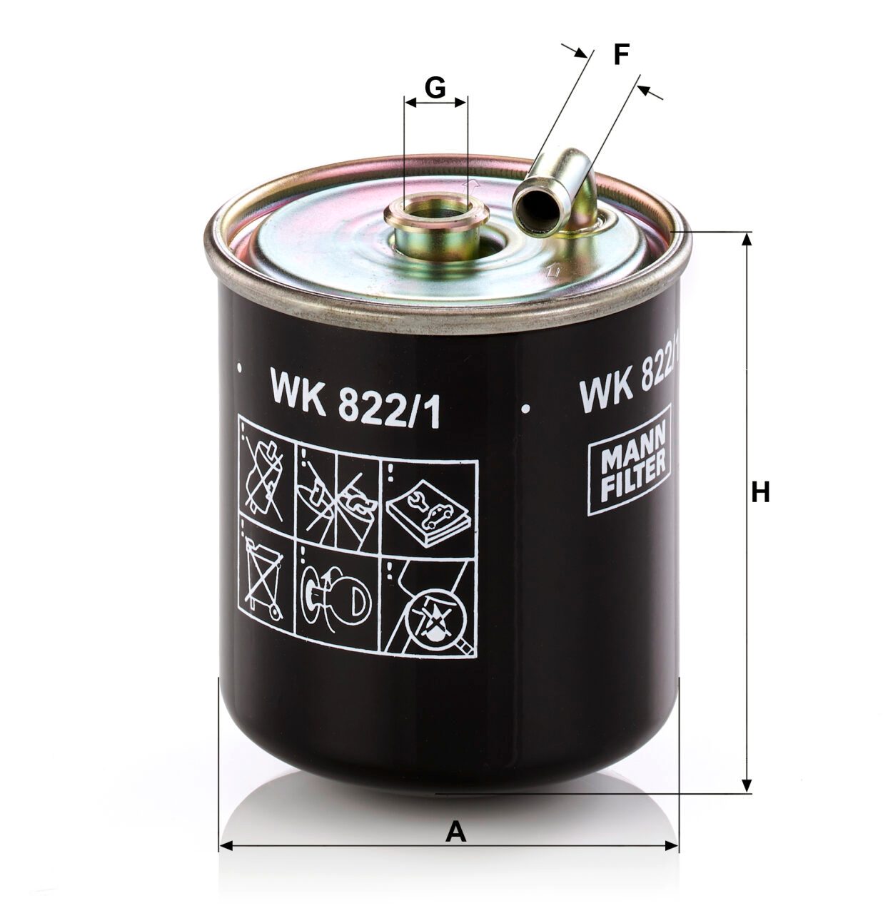Mann WK 822/1 Fuel Filter WK8221