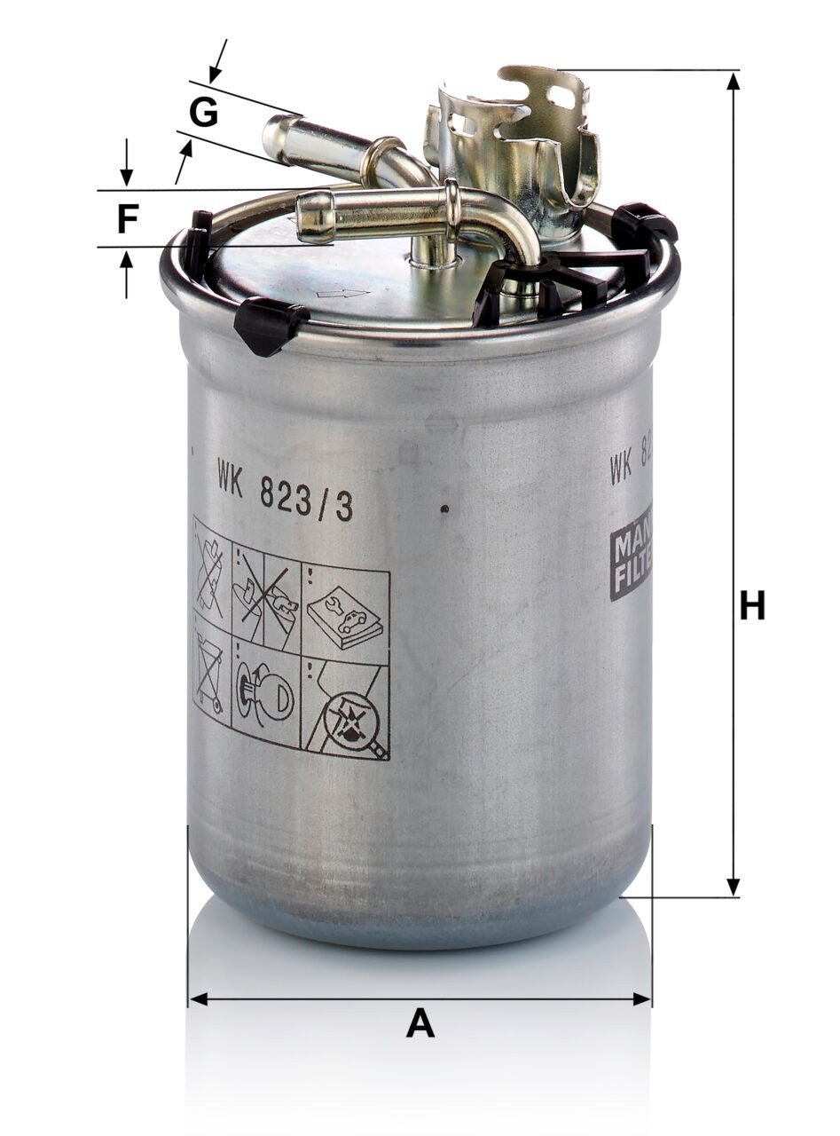 Mann WK 823/3 X Fuel Filter WK8233X