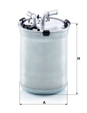 Mann WK 823/2 Fuel Filter WK8232