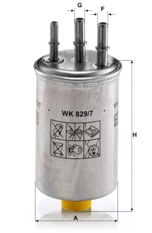 Mann WK 829/7 Fuel Filter WK8297