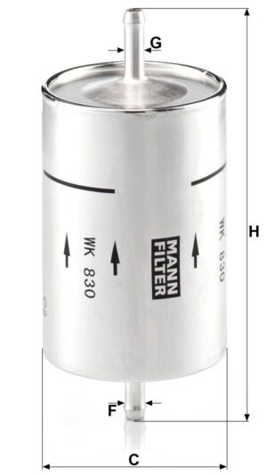 Mann WK 830 Fuel Filter WK830