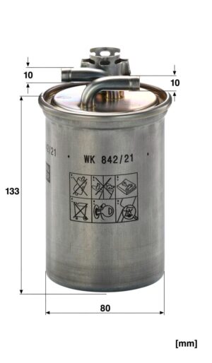 Mann WK 842/21 X Fuel Filter WK84221X