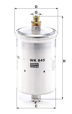 Mann WK 845 Fuel Filter WK845