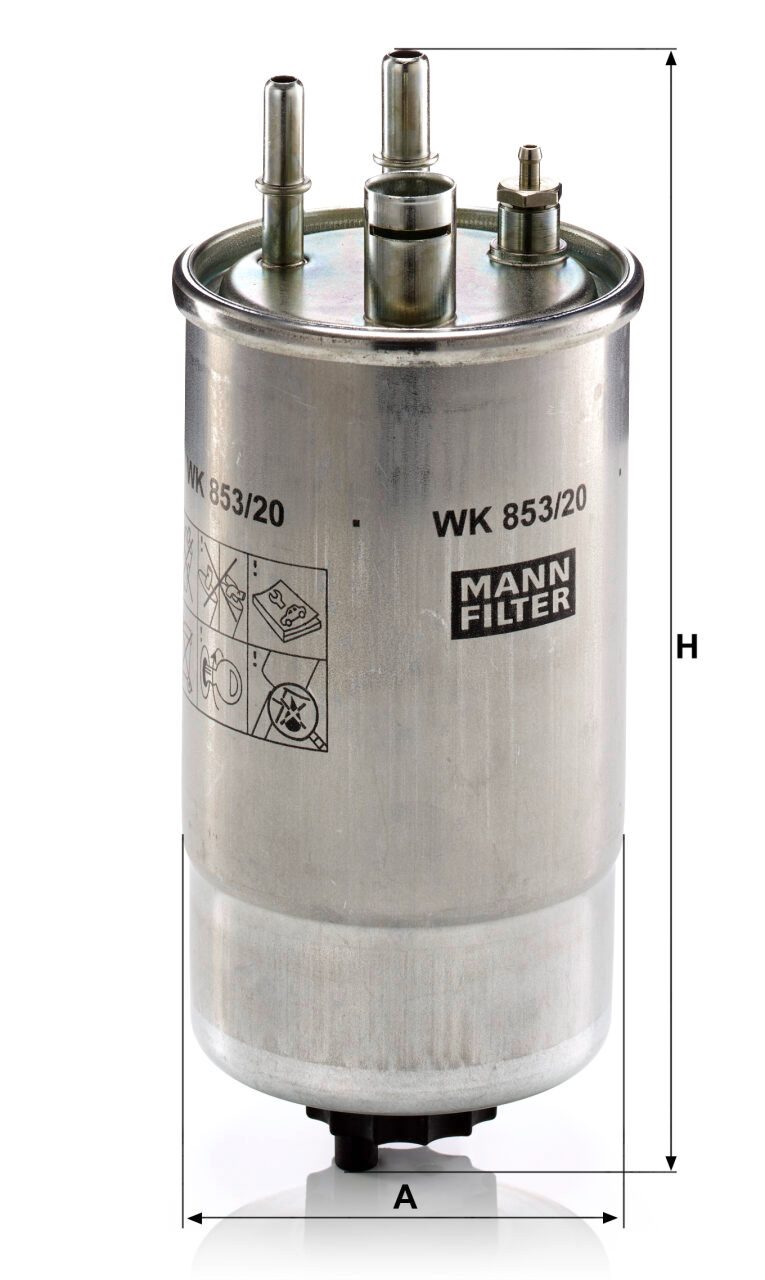 Mann WK 853/20 Fuel Filter WK85320