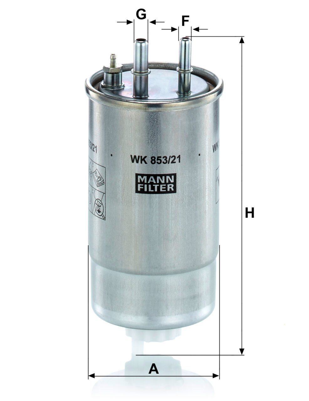 Mann WK 853/21 Fuel Filter WK85321