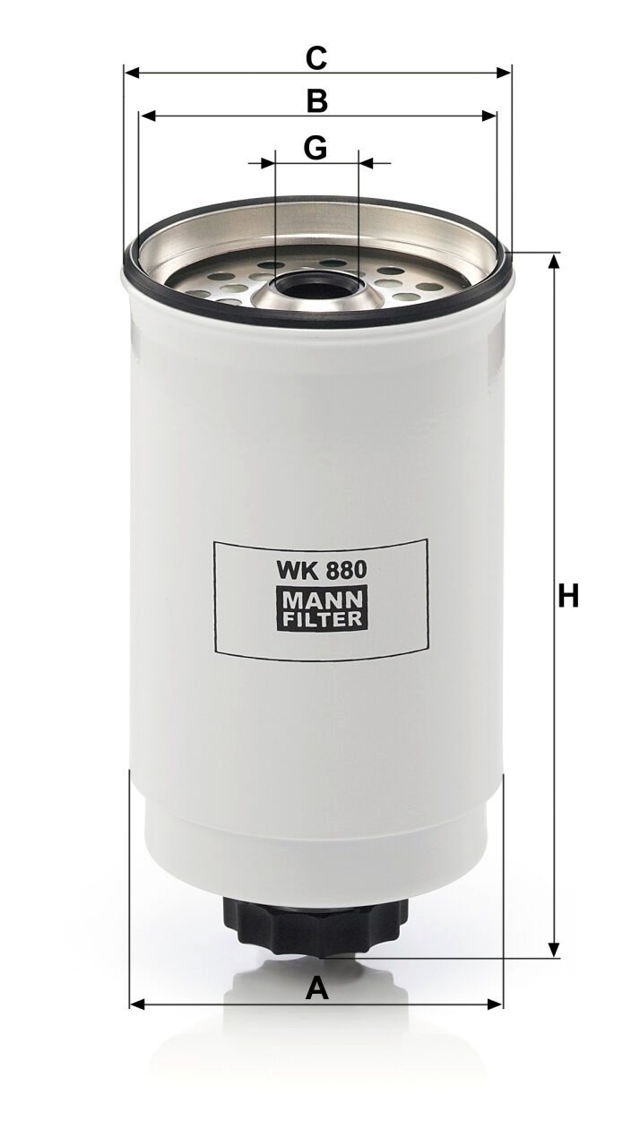 Mann WK 880 Fuel Filter WK880