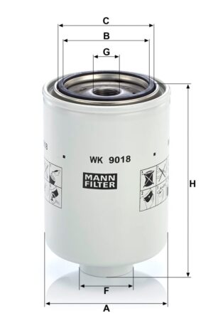Mann WK 9018 X Fuel Filter