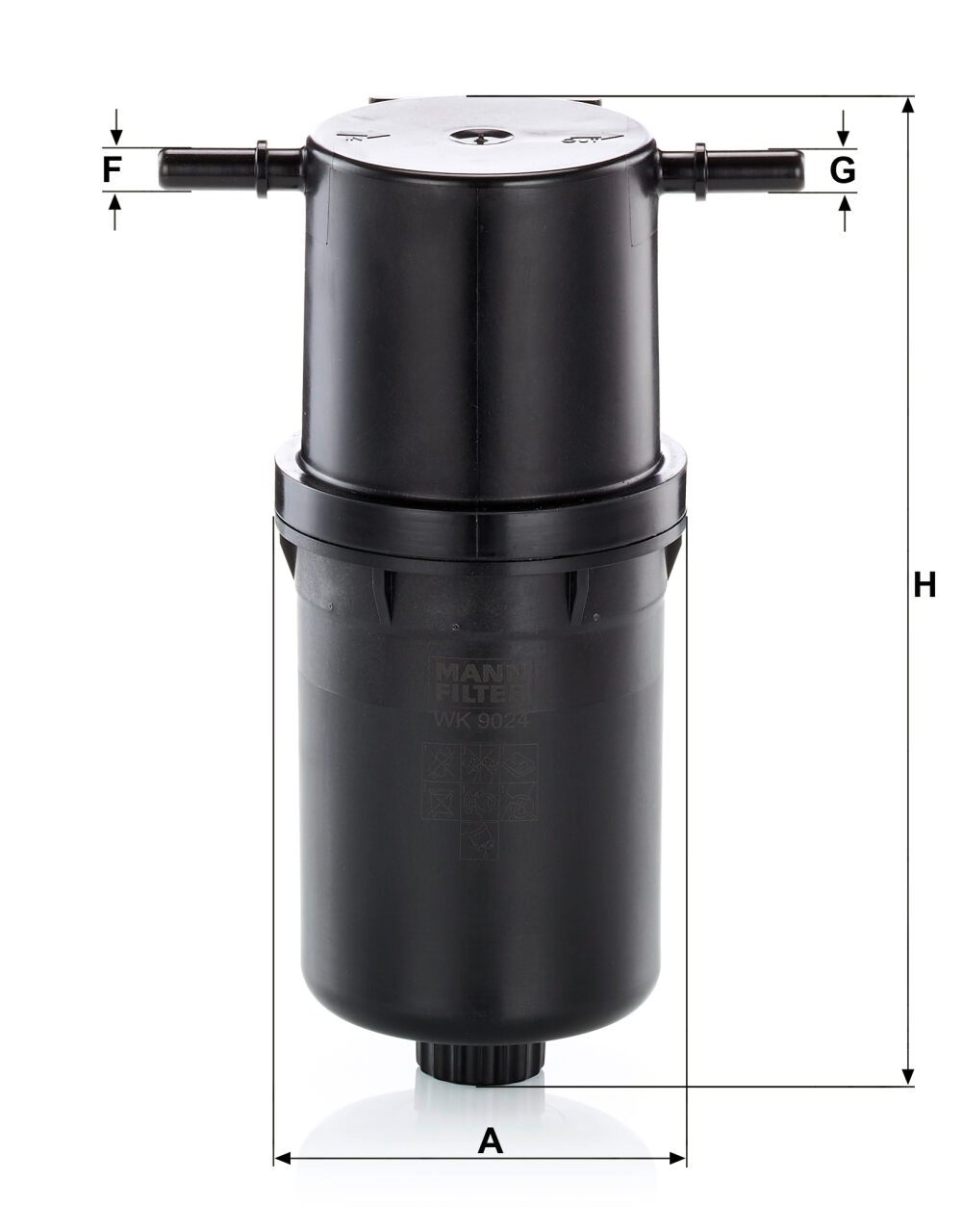 Mann WK 9024 Fuel Filter WK9024