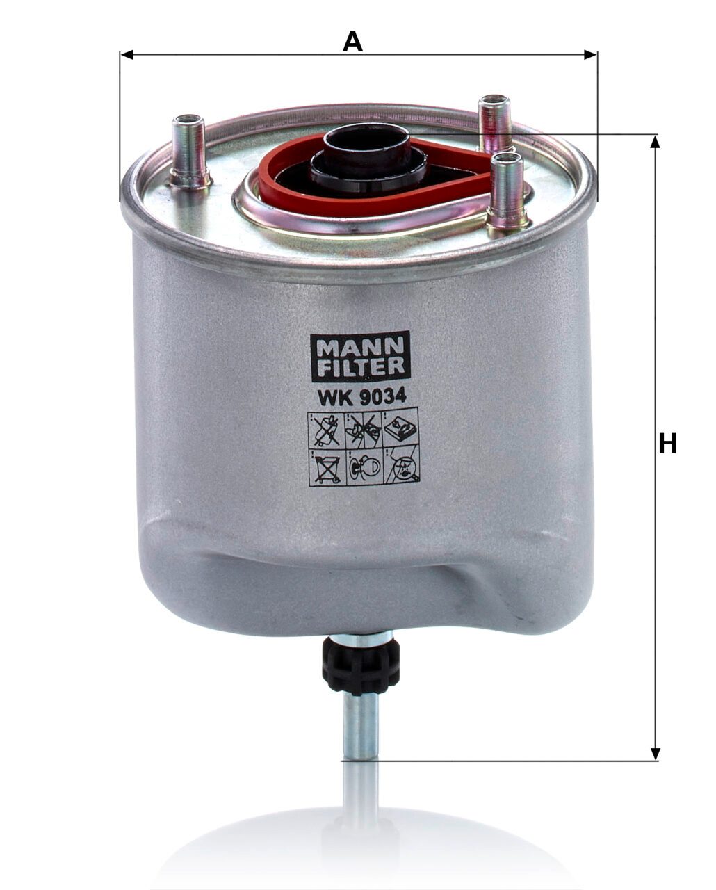 Mann WK 9034 Fuel Filter WK9034