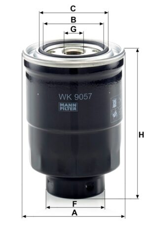 Mann WK 9057 Z Fuel Filter WK9057Z