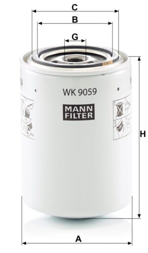 Mann WK 9059 Fuel Filter WK9059