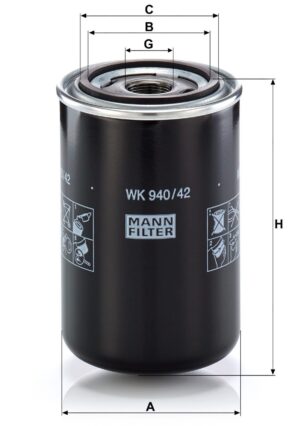 Mann WK 940/42 Fuel Filter WK94042