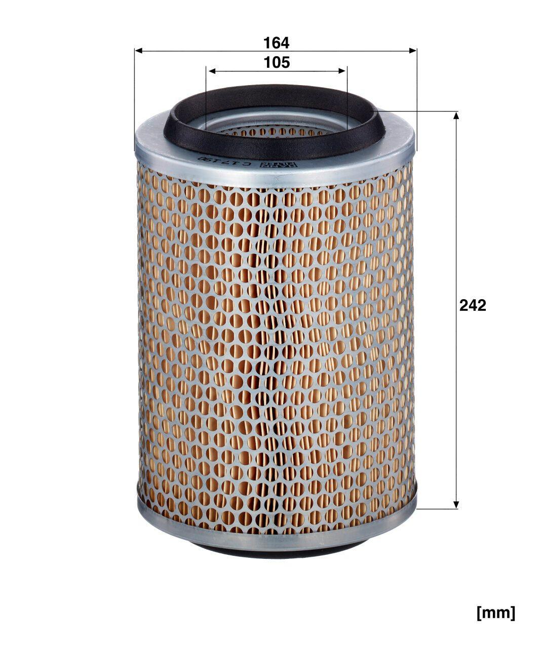 Mann C 17 190 Air Filter C17190