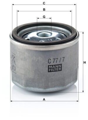 Mann C 77/7 Air Filter C777