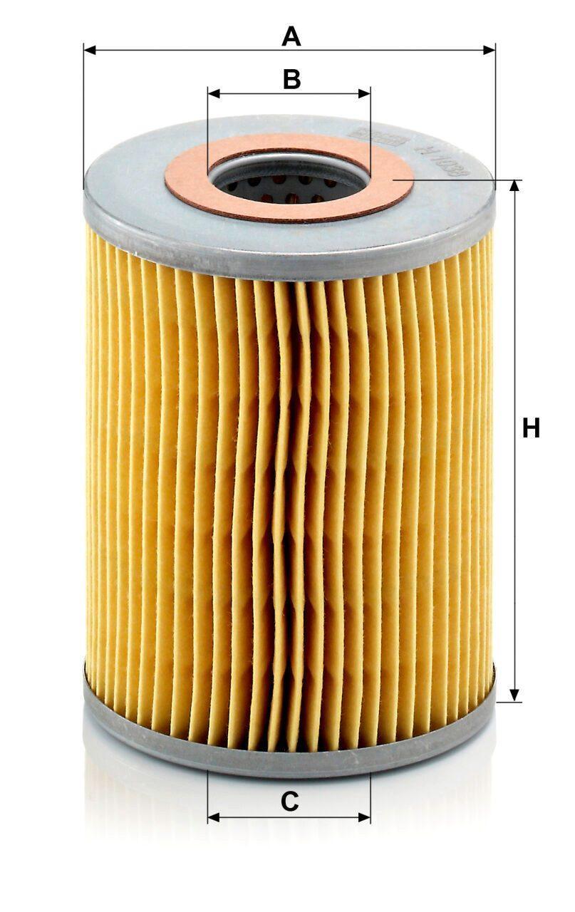 Mann H 1038 Oil Filter H1038
