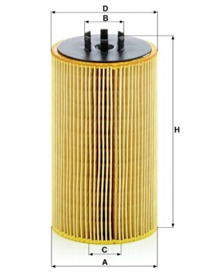 Mann HU 13 125/3 x Oil Filter HU131253x